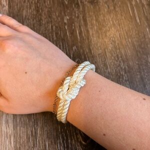 The Black Dog Cream Rope Bracelet